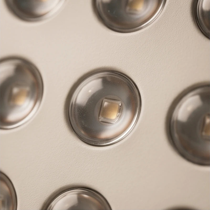 Close-up of Orthura LED diodes